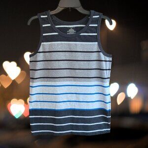 No Boundaries Mens Size M (38-40) Sleeveless Top Tee Tank Striped